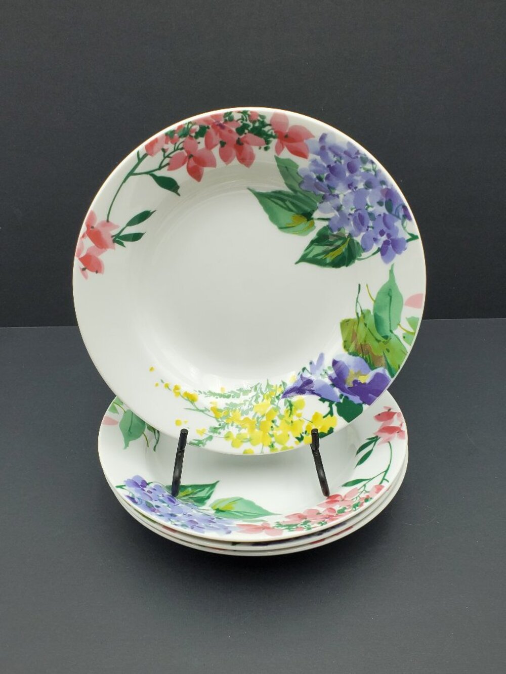 Savoir Vivre Meadow Splendor Soup Bowls Floral Salad Bowls Colorful Flowers